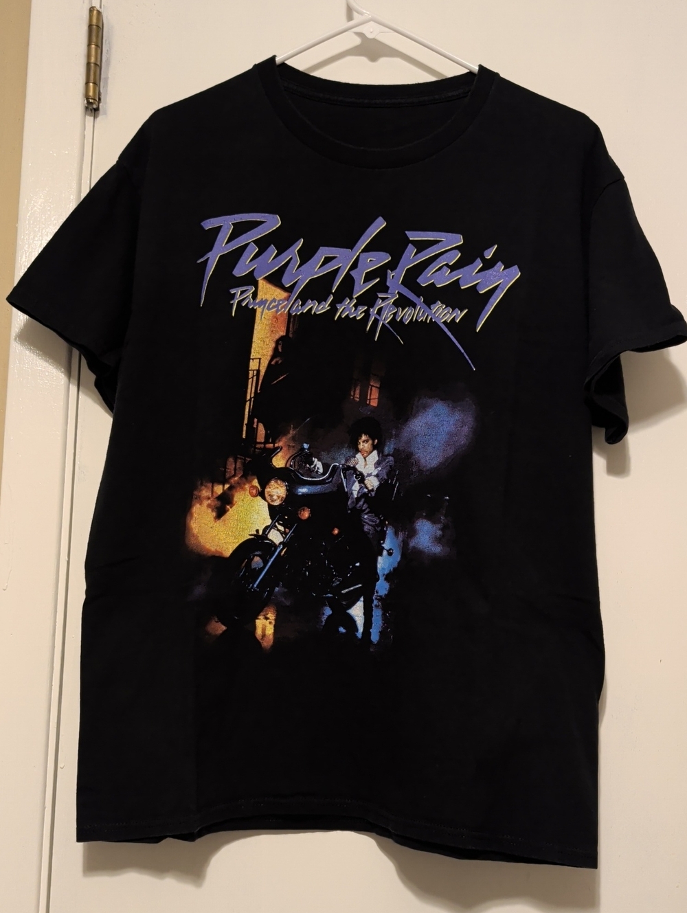 Purple Rain Graphic Tee - Black